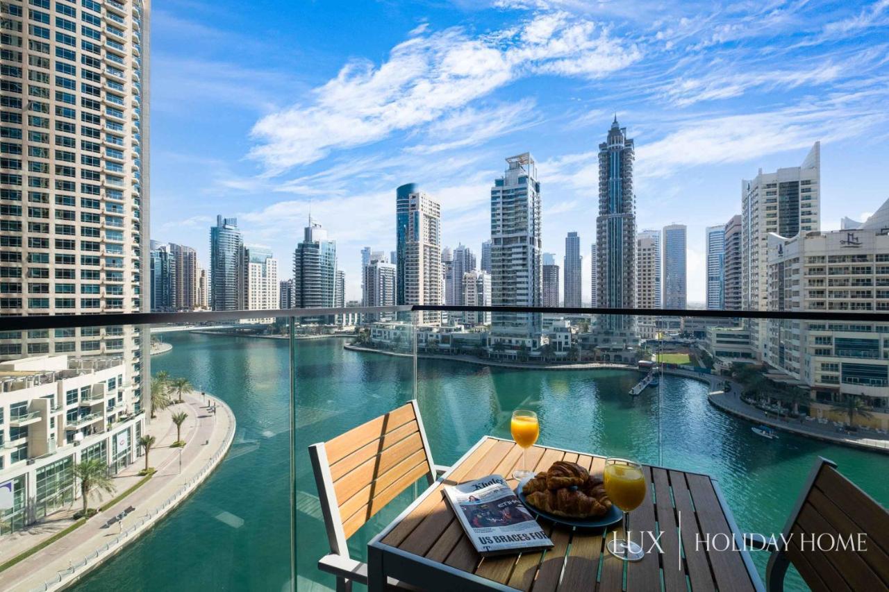 Lux - Contemporary Suite With Full Marina View Dubaj Kültér fotó