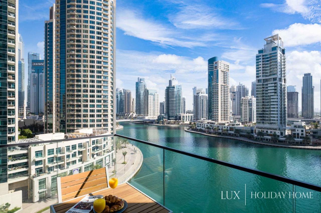 Lux - Contemporary Suite With Full Marina View Dubaj Kültér fotó
