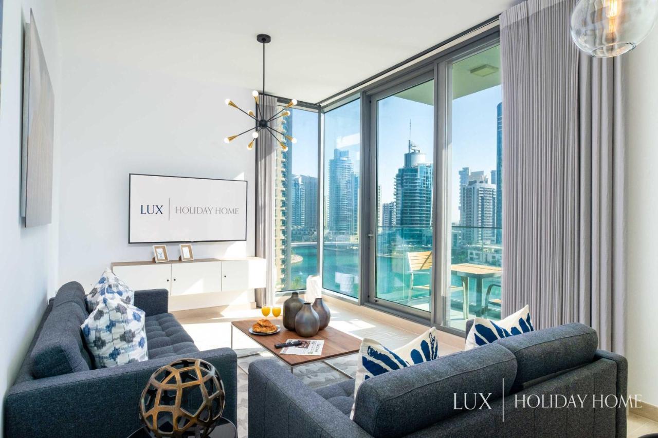 Lux - Contemporary Suite With Full Marina View Dubaj Kültér fotó