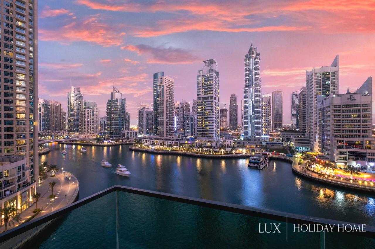 Lux - Contemporary Suite With Full Marina View Dubaj Kültér fotó