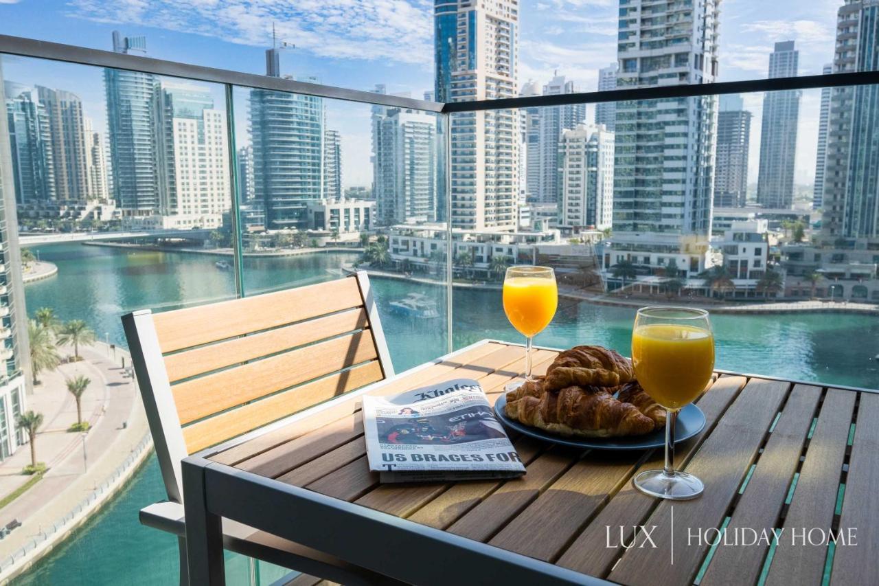 Lux - Contemporary Suite With Full Marina View Dubaj Kültér fotó