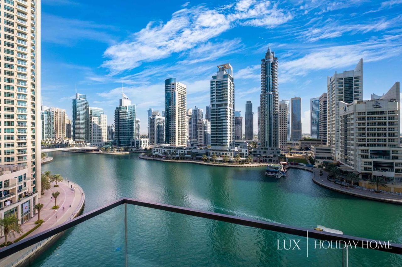 Lux - Contemporary Suite With Full Marina View Dubaj Kültér fotó