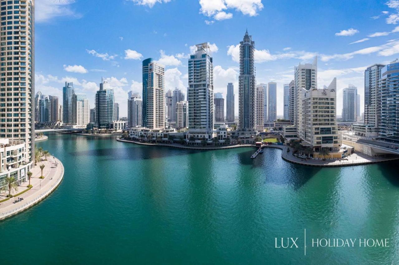 Lux - Contemporary Suite With Full Marina View Dubaj Kültér fotó