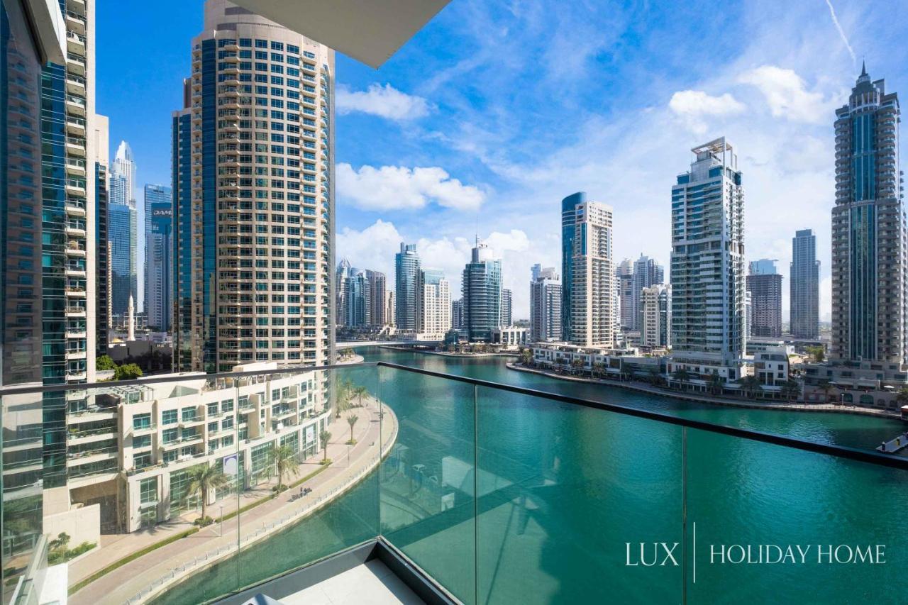 Lux - Contemporary Suite With Full Marina View Dubaj Kültér fotó