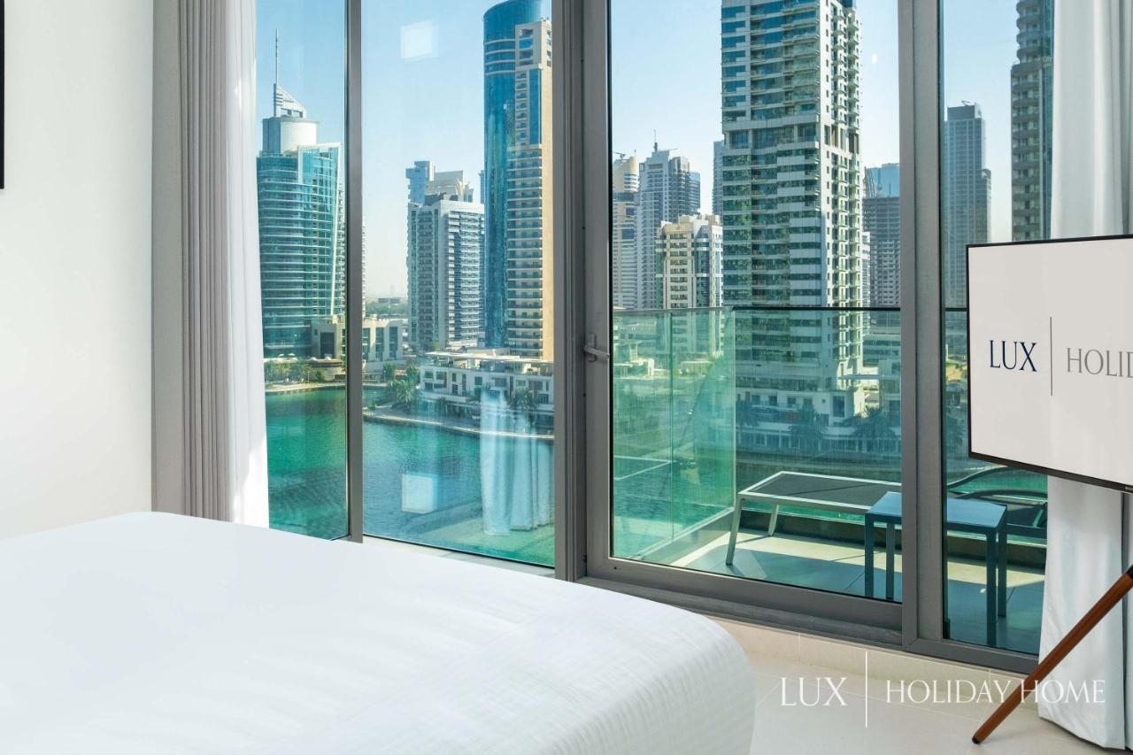Lux - Contemporary Suite With Full Marina View Dubaj Kültér fotó