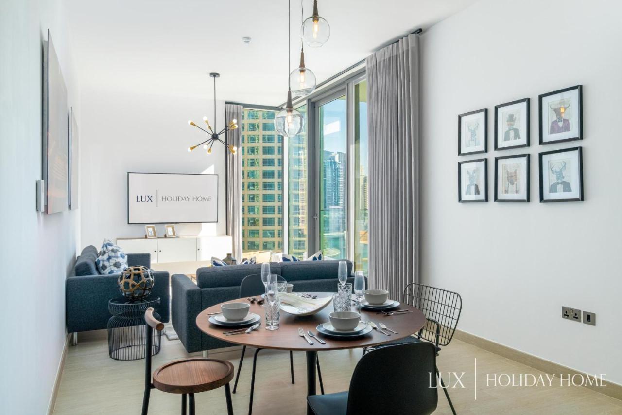 Lux - Contemporary Suite With Full Marina View Dubaj Kültér fotó