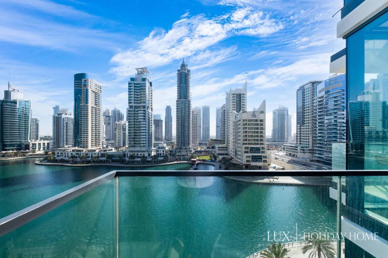 Lux - Contemporary Suite With Full Marina View Dubaj Kültér fotó