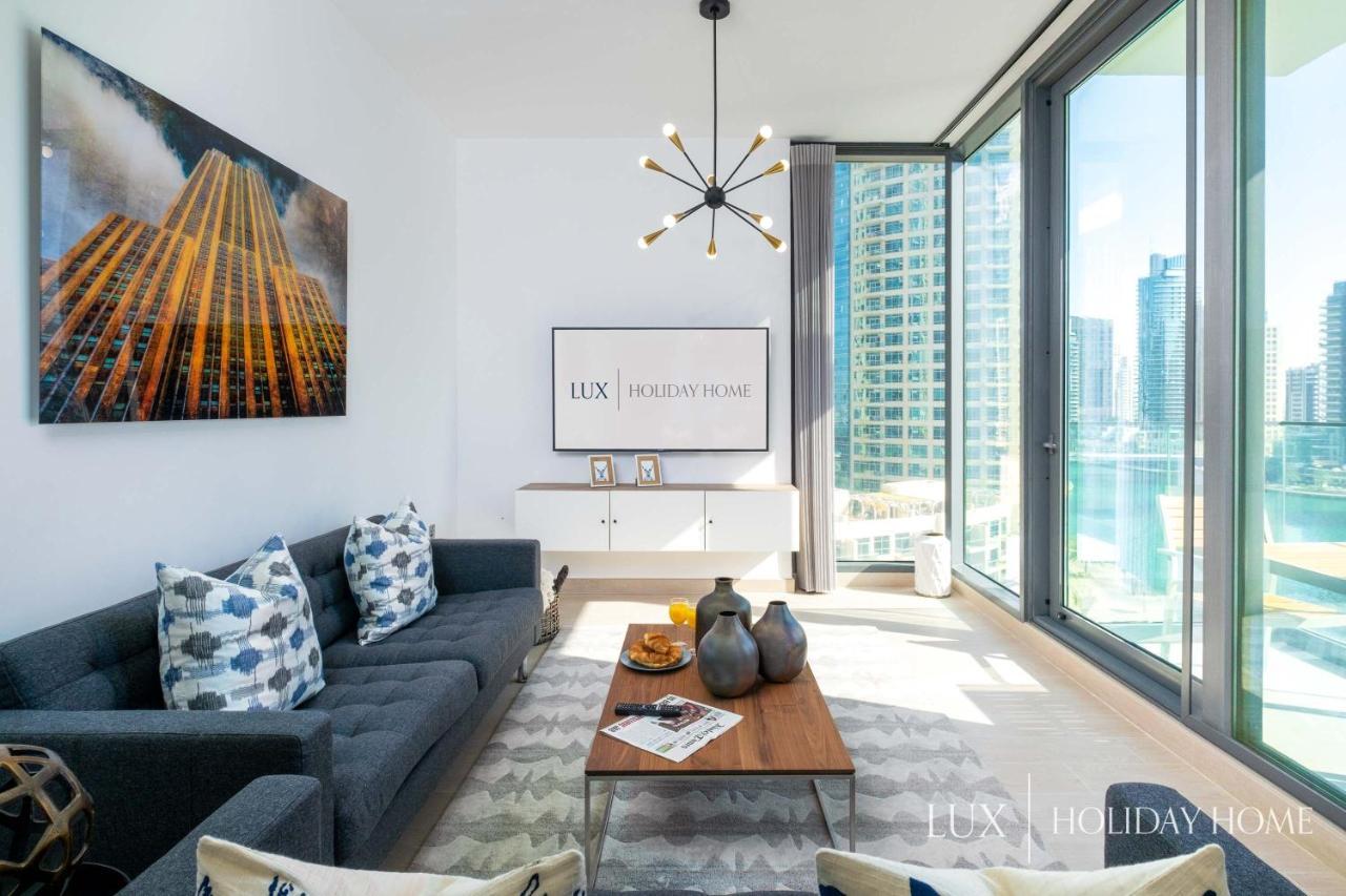 Lux - Contemporary Suite With Full Marina View Dubaj Kültér fotó