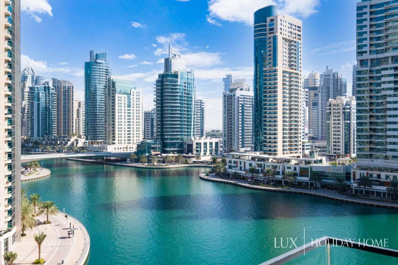 Lux - Contemporary Suite With Full Marina View Dubaj Kültér fotó