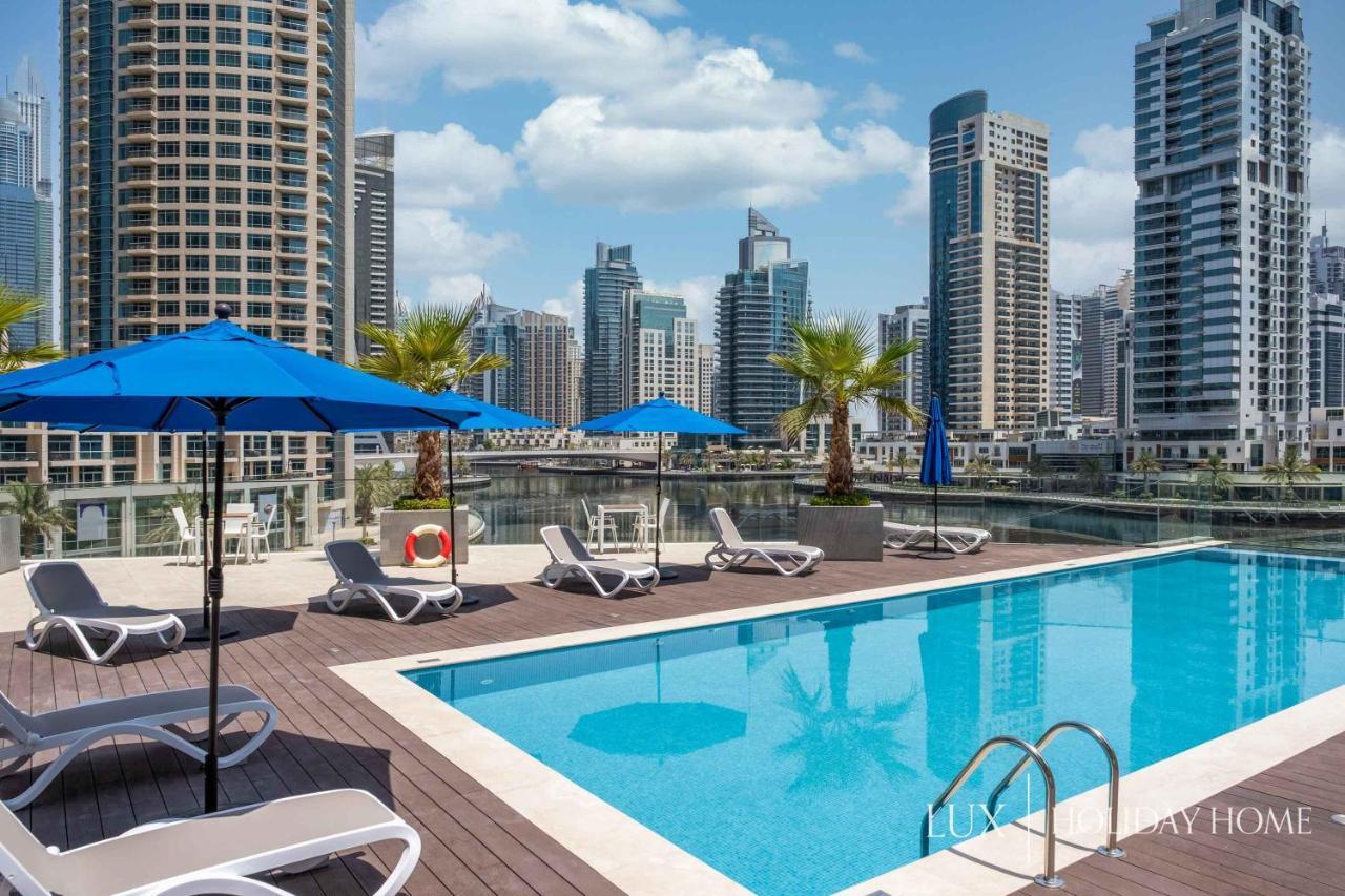 Lux - Contemporary Suite With Full Marina View Dubaj Kültér fotó